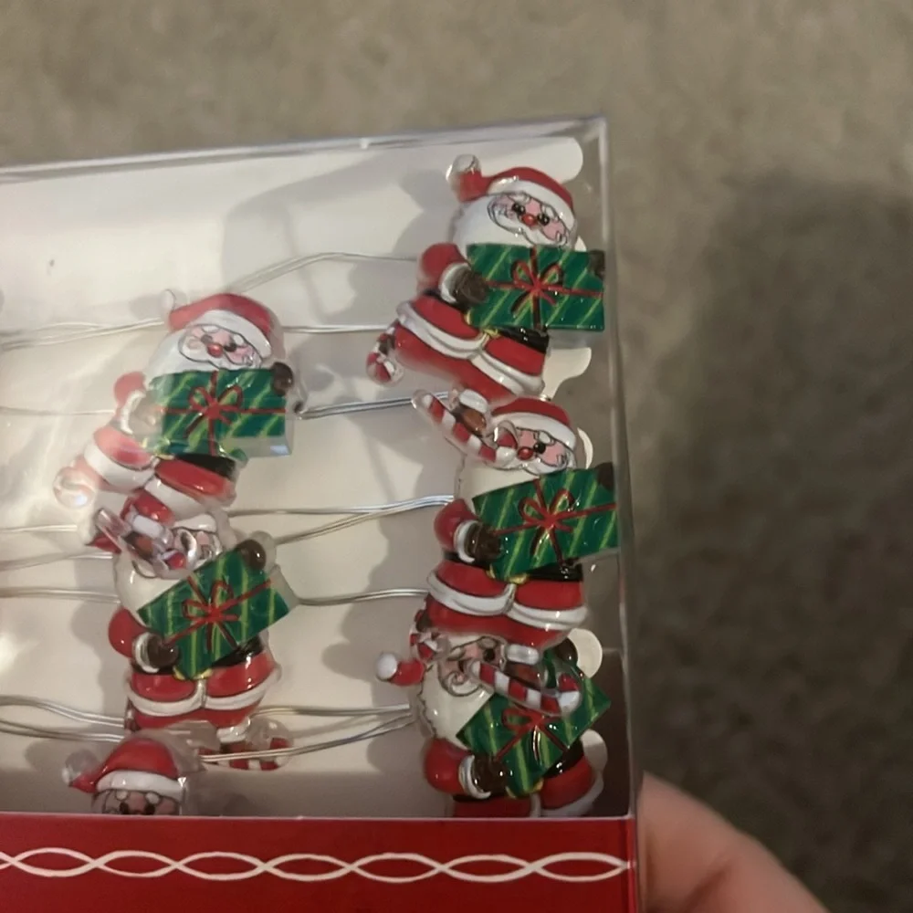 NWT! Ashland Christmas Icon String Lights with Warm White LEDs